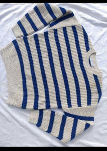 ZARA Striped Knit Pullover