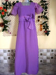 Lavender Gown for Small Size 30"-32"