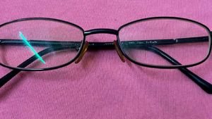 Titan Black Rimmed Eyeglasses