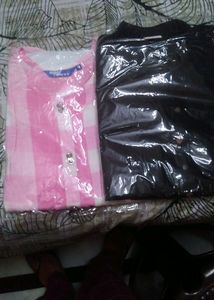Pink &amp; Black Colour Shirts.