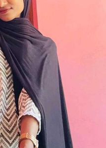 black casul daily wear jersy hijab