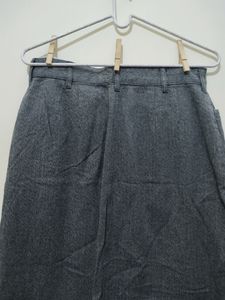 Gloria Vanderbilt Dark Grey Cotton Denim Skirt