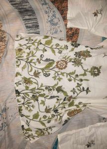 White Embroidered corset kurta