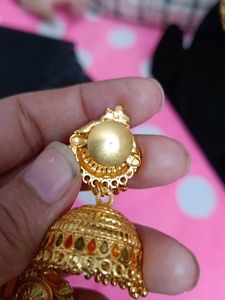 Gold Plated Indian Jewelry Set combo