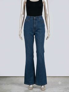 Vintage Style Flared Denim Jeans