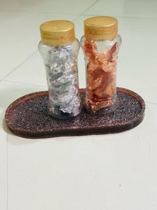 Edible orange &amp; Silver Leaf Set For Resin art
