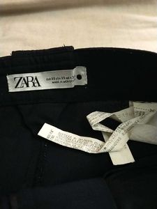 Black Cargo Style Pants