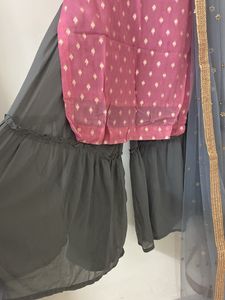 Kurti Sharara Dupatta Set