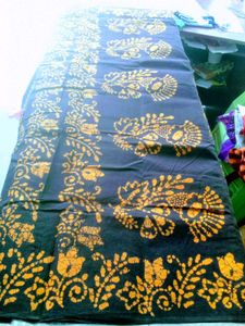 Sungudi Sarees Double Cross Bathik
