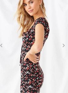 Floral Bodycon Mini Dress