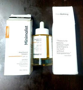 Minimalist Frizz Control Complex Hair Serum SPF 30