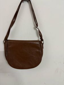 Brown sling bag