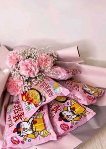 Handmade Rose ,Ramen Bouquets Any 1