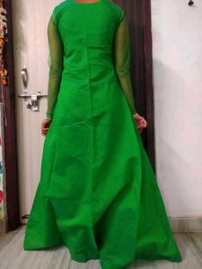 Elegant Green Ethnic Gown