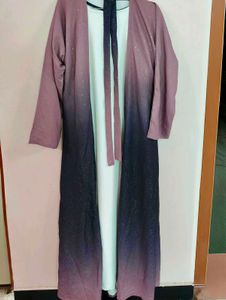 glitter Shurg abaya with belt 🤩