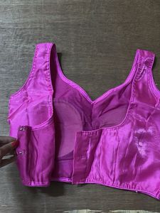 Vibrant Pink Silk Blouse