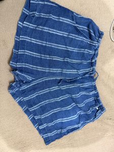 Light Wash Denim Shorts with Rips