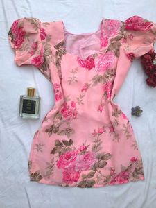 floral Corset back kurti🌷