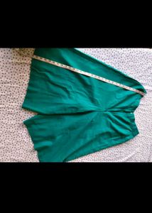 Green Wide-Leg Pants
