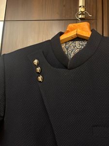 Royal midnight Regent sherwani with free brooch