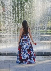 Floral Print Maxi Dress