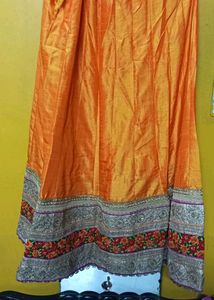 Beautiful Orange &amp; Pink Lehenga Choli Set