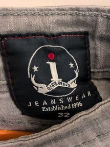 Gray Denim skin fit Jeans
