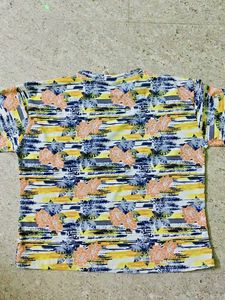 Vibrant Floral Print Tunic