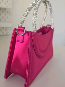 🔻PRICE DROP - H&amp;M Hot Pink Satin Bag