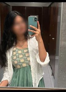 Crochet green midi dress