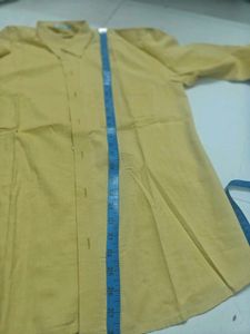 Men's Yellow Classic Button-Down Shirt