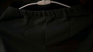 Black Skort with Buttons