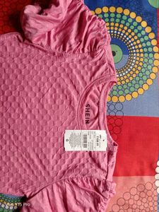 Chic Puff Sleeve Textured Pink Dress || celebrity