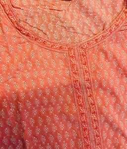 Elegant Peach Kurta Set with Dupatta