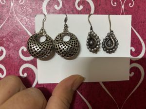 A combo of  oxidised earrings