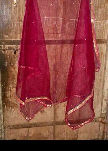 Blue &amp; Red Lehenga Choli Combo