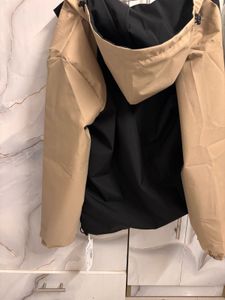 Stylish Colorblock Hooded Jacket