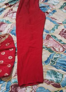 Red &amp; Gold Dupatta