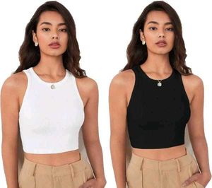 Pack of 2 Crop Tank Tops