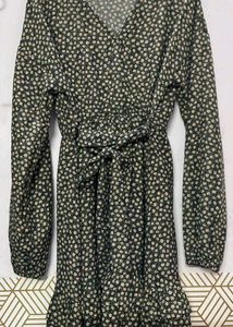 wrap dress knee length