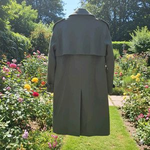 🥑 Olive Green Trench Coat