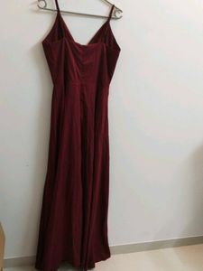 New Elegant Burgundy Maxi Dress-  Unused