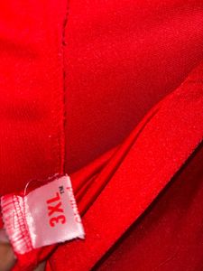 Red hot Leggings, ankle length