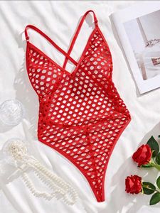 SpicyHot Women's Spaghetti Strap Sexy Bodysuit Lin