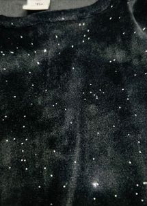 Sparkly Black Dress for Girls