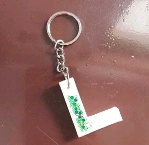 Initial 'L' Keychain