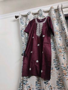 Elegant Embroidered Kurta