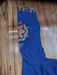Embroidered Blue Kurta