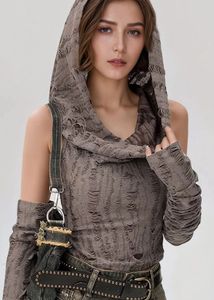 GOTHIC TOP WITH SLEEVES