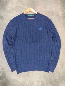 Polo Blue Cable Knit Sweater